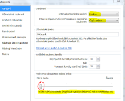 Synchronizace REVIT